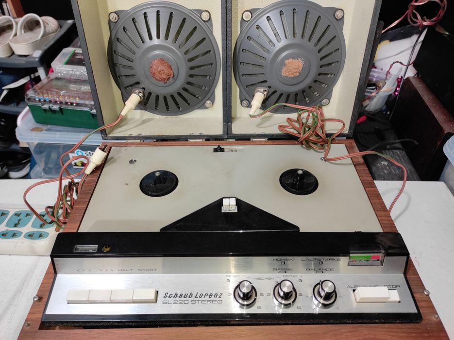 Schaub Lorenz sl220 stereo magnetofon cu boxe detasabile