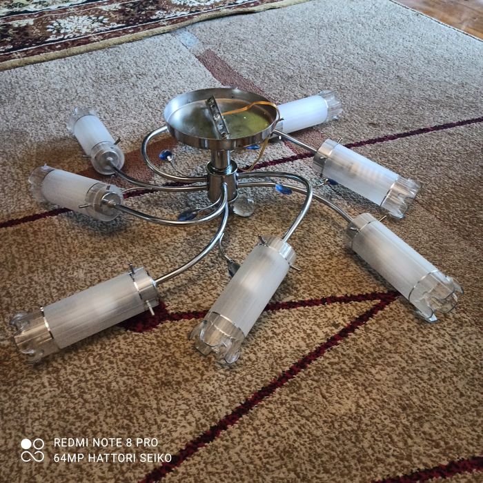 Установка продажа ремонт переделка мойка и чистка люстр