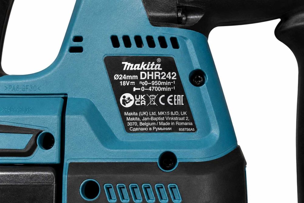 Ciocan rotopercutor Makita DHR242 18V 5.0Ah Brushless SDS-Plus