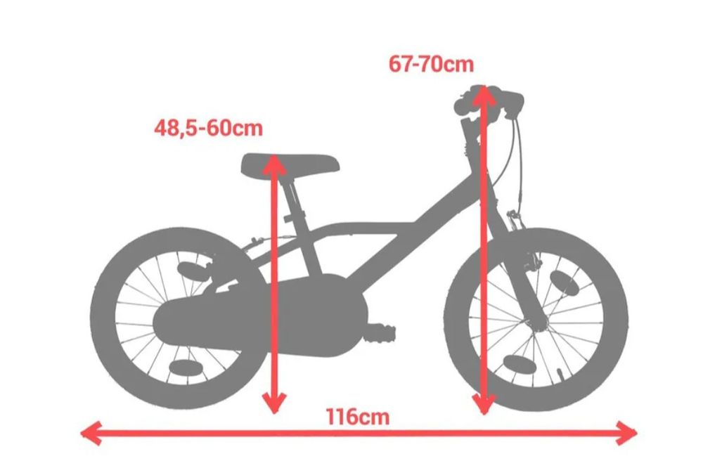Детско колело Декатлон/ велосипед Decathlon  16"