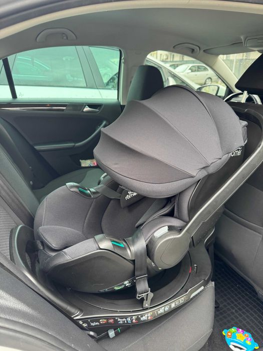Scaun auto tip scoică pentru copii Britax Römer, reclinabil, 0-15 luni, 40-85 cm, 0-13 kg, BABY-SAFE PRO + baza isofix VARIO BASE 5Z