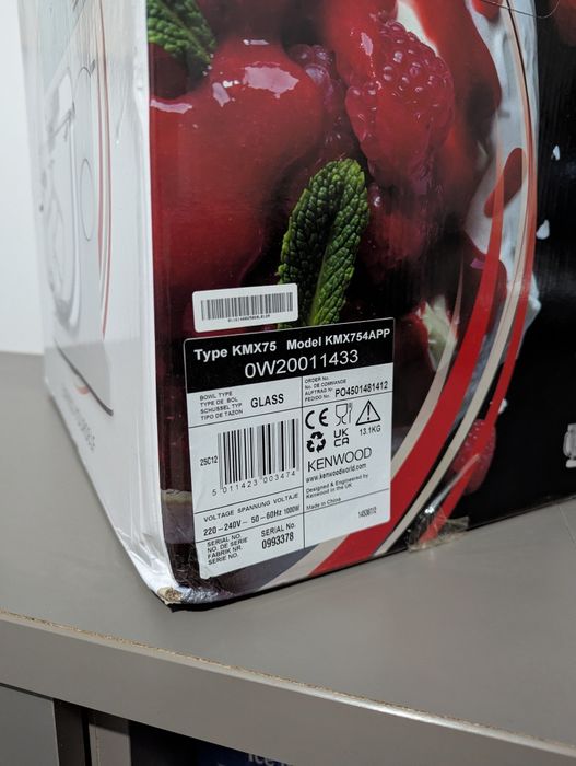 Robot Bucătărie Kenwood kMix KMX754 -Nou-