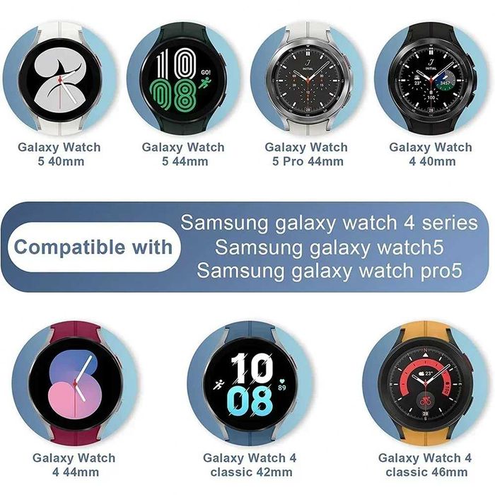 Curea silicon magnetica 20mm ceas Samsung Watch 4 5 Watch 6 / 7 / 8