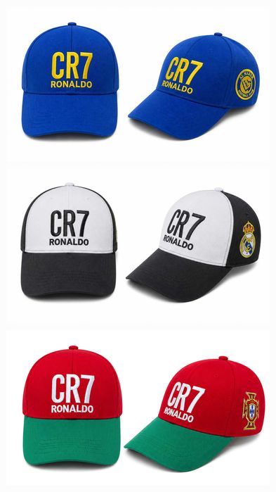 Шапка Роналдо Реал Мадрид Бяла Роналдо CR7 New 2026
