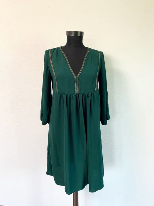 Rochie verde purtata o sigura data