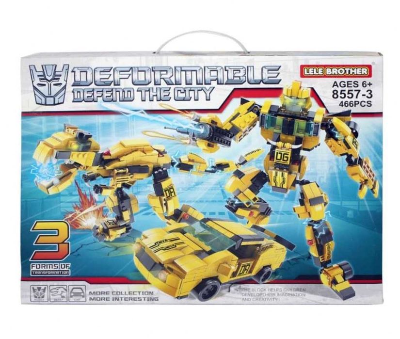 Голям детски конструктор Трансформърс