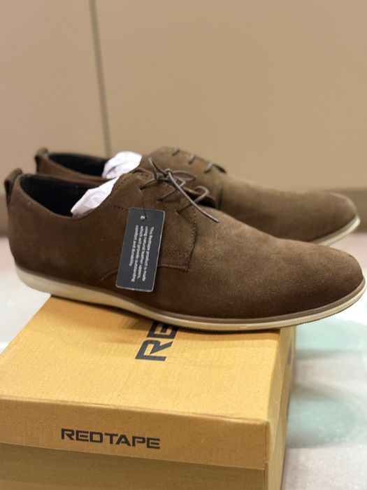 Мъжки кафяви велурени обувки