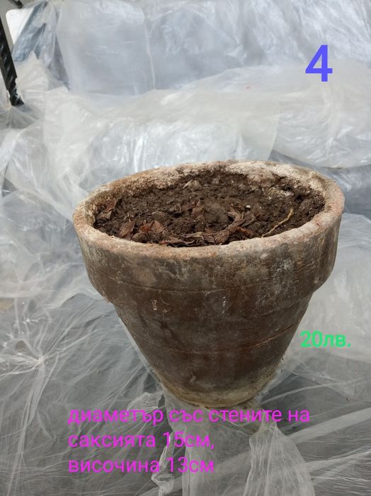 Стар модел саксии за цветя