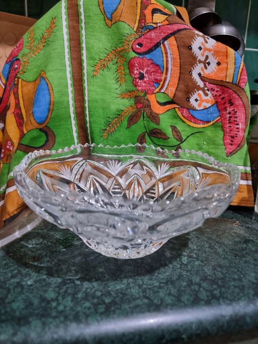 Ваза хрустальная