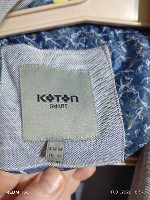 Продам клубный пиджак Coton smart+ бонус рубашка  Lacoste