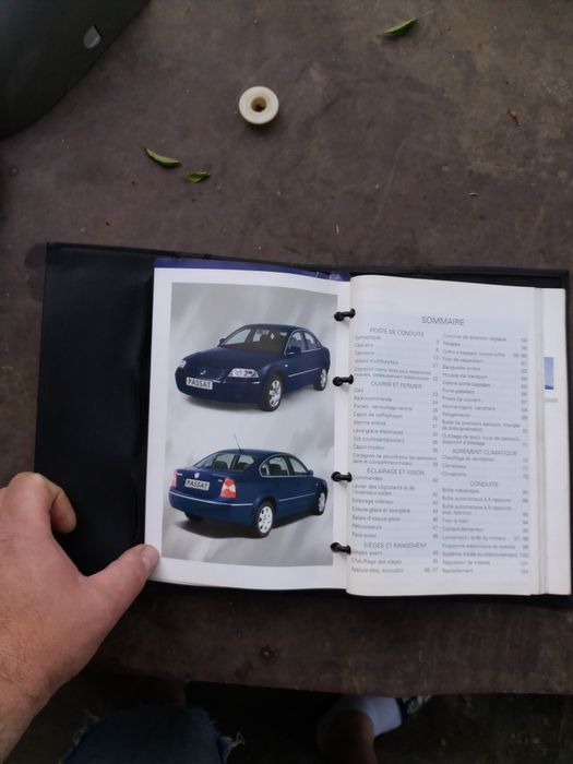 Mapa piele acte cu carte tehnica Vw Passat B5.5