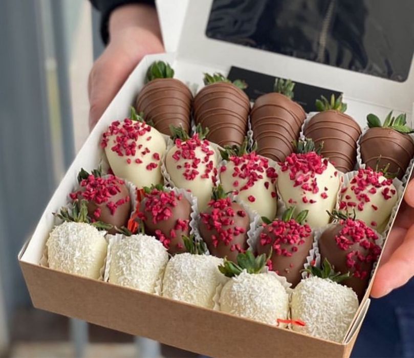 клубника в шоколаде