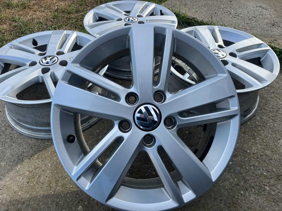 Jante Aluminiu pe 16 VW PASSAT GOLF Jetta Touran Caddy 5x112