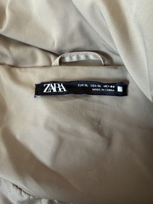 Мъжко зимно яке Zara – размер XL, бежово, отлично състояние