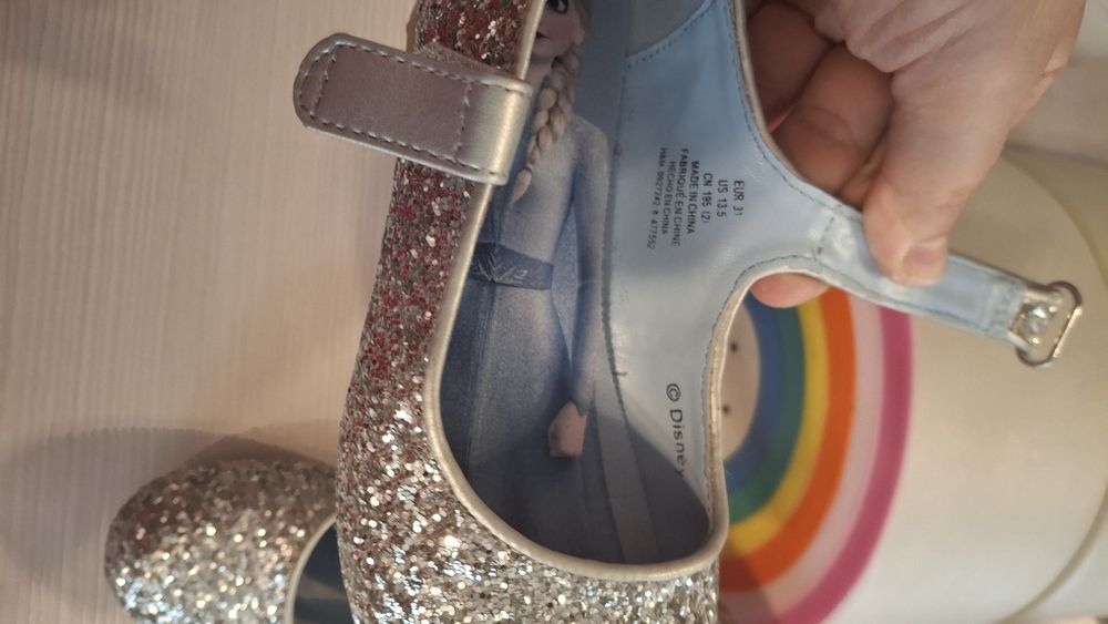 Pantofi eleganti fetițe Frozen/Elsa H&M 31