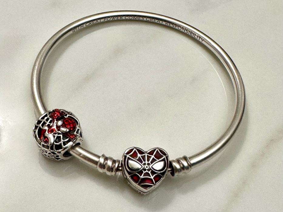 Pandora гривна bracelet spiderman