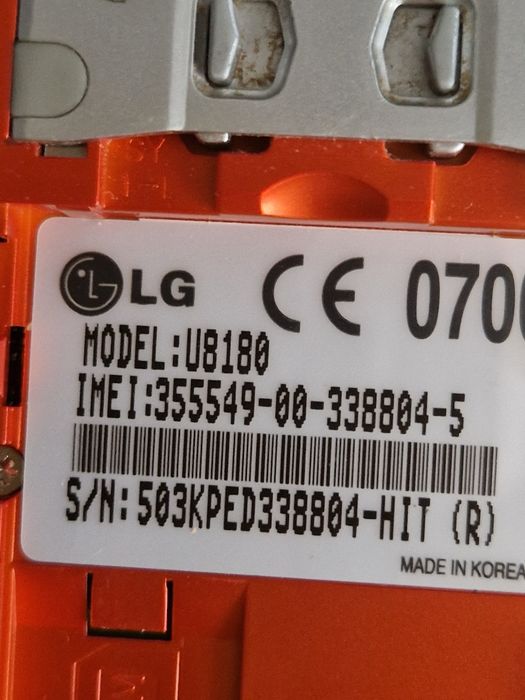 Telefon lg U8180 perfect funcțional