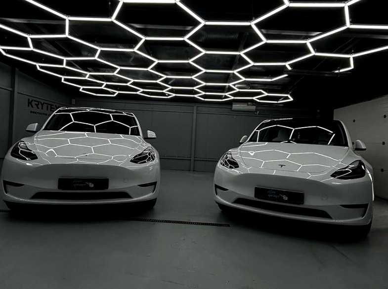 Светильники для магазина соты