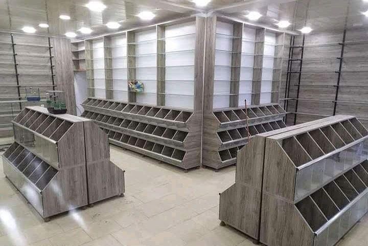 Vitrina polka stelaj shkaf do'kon apteka ofis mebellariga buyutma