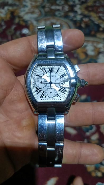 Мужской наручные часы. Оригинал. Cartier Roadster .