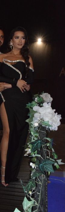 Rochie neagra de seara- negociabil