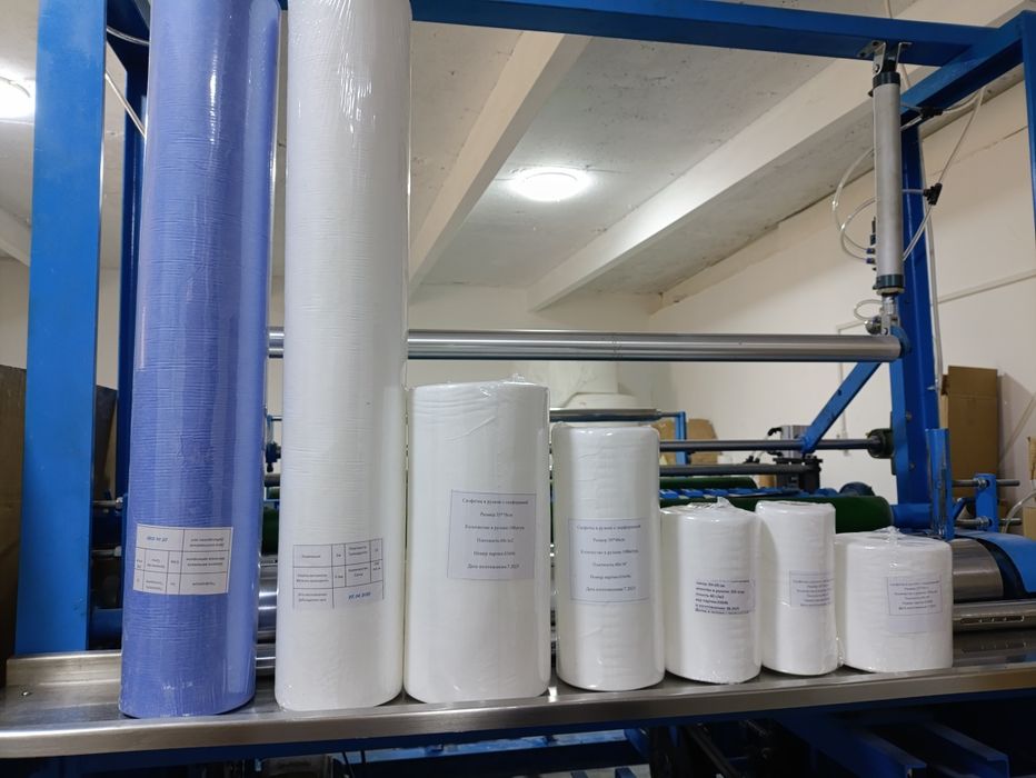 Салфетки рулонь спанлейс