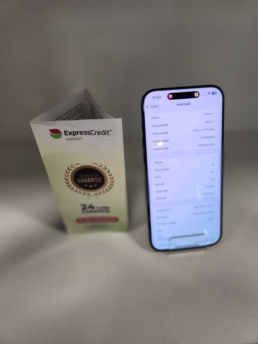 Apple iPhone 16 Pro Max 512 Gb (Ag8 Tudor1/B74791) – Garantie 2 Ani!
