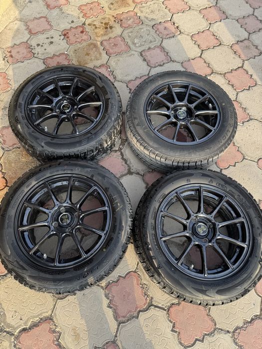 Титановый диск в черном  цвете