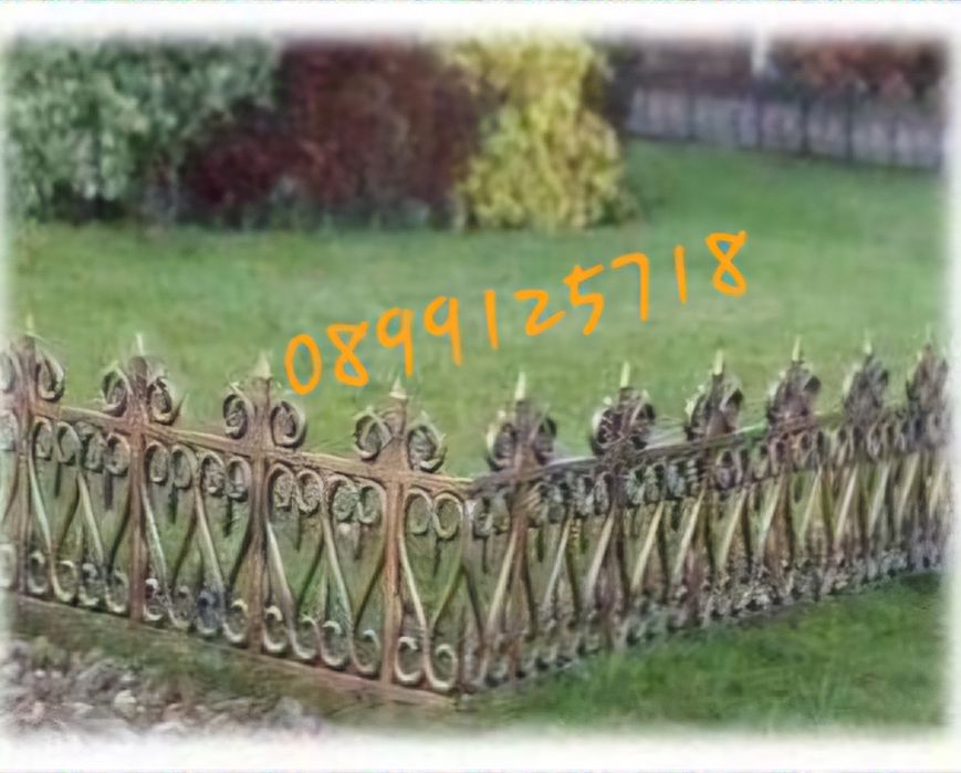 Декоративна градинска ограда-310х35 см.