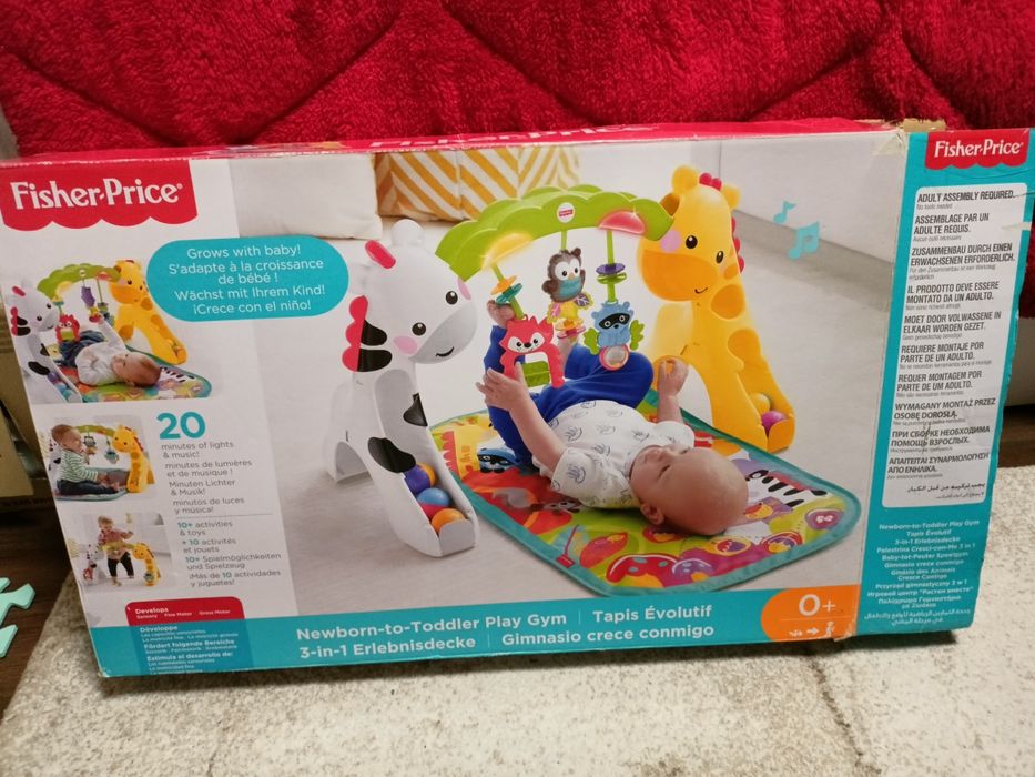 Кът за игра с активна гимнастика Fisher price