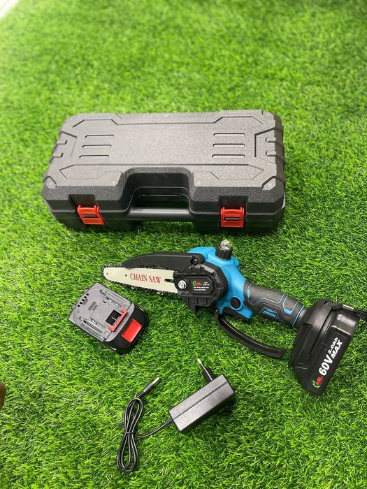 Akkumulyatorli Mini Pila 36V, Daraxt Kesish uchun Mini Zanjirli Arra