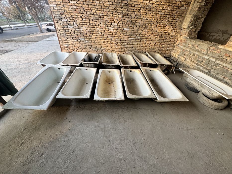 чугунные ванны б/у