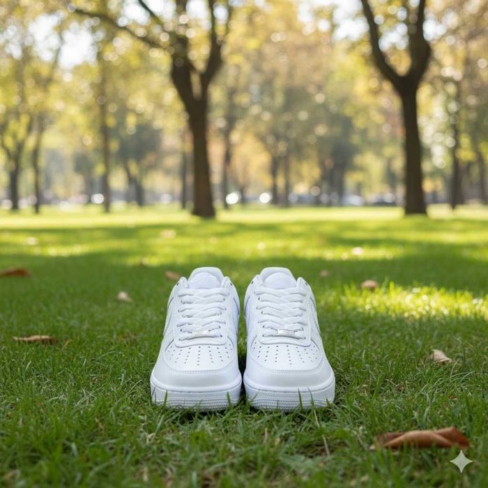 Adidasi Nike Air Force One Triple White - Adidasi Unisex