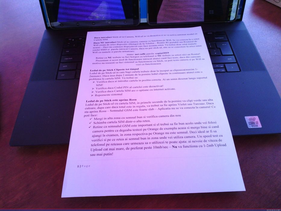 Casca japoneza + camera tip nasture