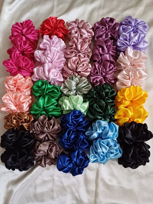 Скрънчи  ластик за коса 30 цвята