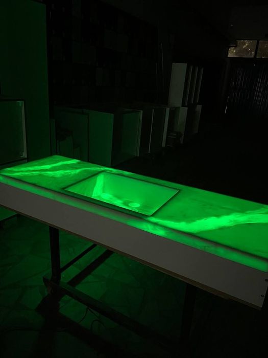 Столешницы из искусственный камень для санузел