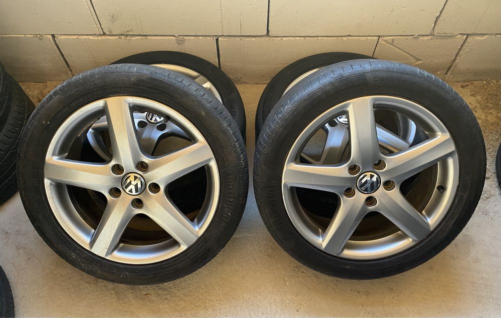 Jante R17 Originale Vw Anvelope Continental 235/45 Vara
