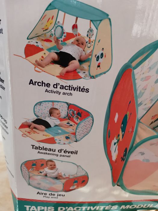 Модулен активен център LUDI – активна гимнастика, кошарка, килимче за