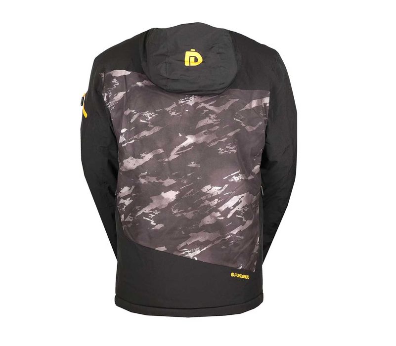 Geaca impermeabila ski Fundango Privet Allmountain, Negru/Alb, S