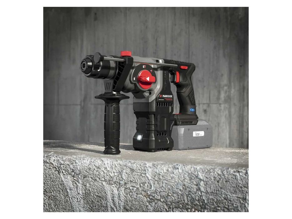 5г. ГАРАНЦИЯ Акумулаторен перфоратор Parkside PKHAP 20-Li C3