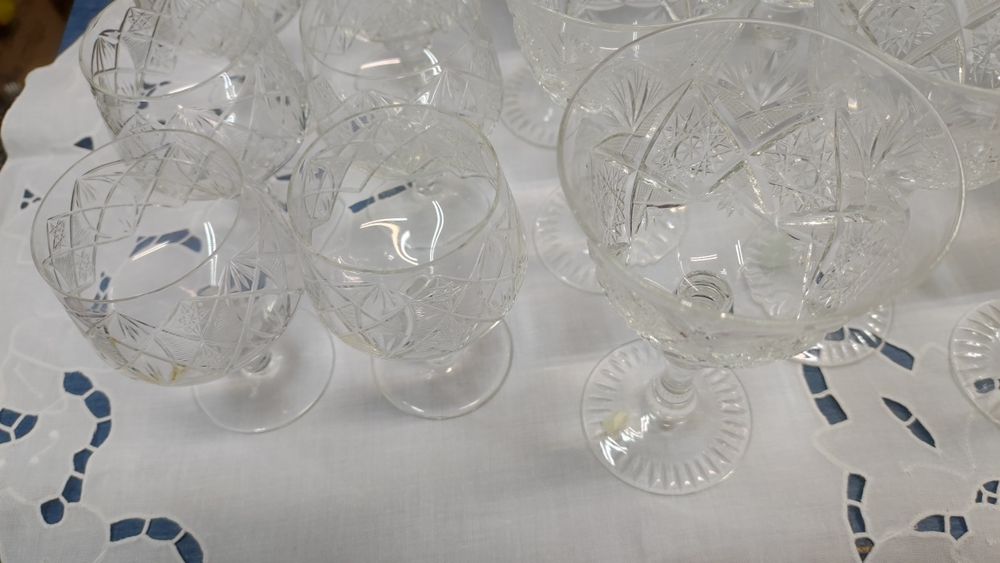 Кристални чаши нови