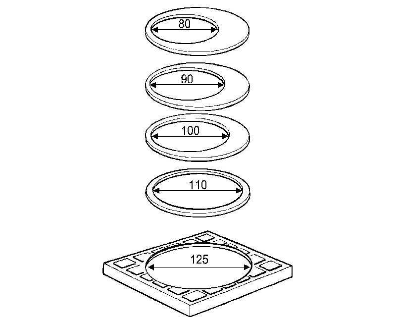 Канализационен сифон за водосточна тръба - прав и страничен