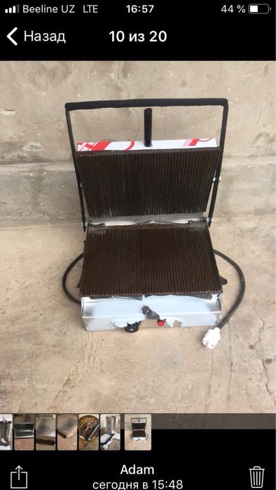 Lavash gamburger apparatlari sotiladi !!!