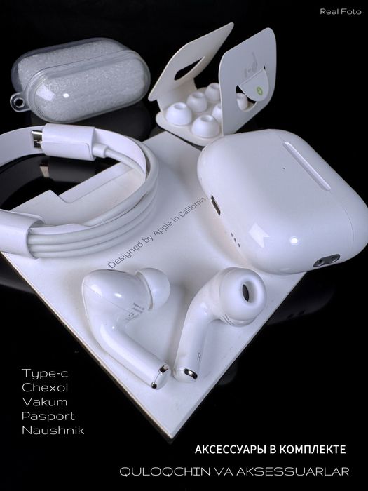 AirPods Pro 2 ANC. AirPods 4 ANC Беспровадная Наушник Simsiz Naushnik