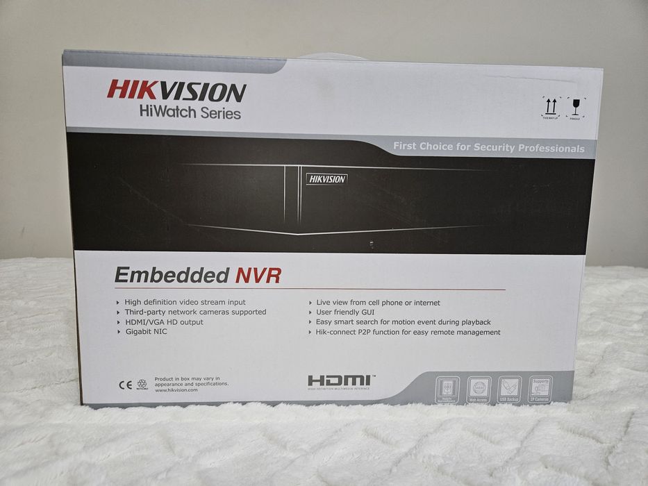 Sistem supraveghere Hikvision 4 camere + NVR – Nou, sigilat