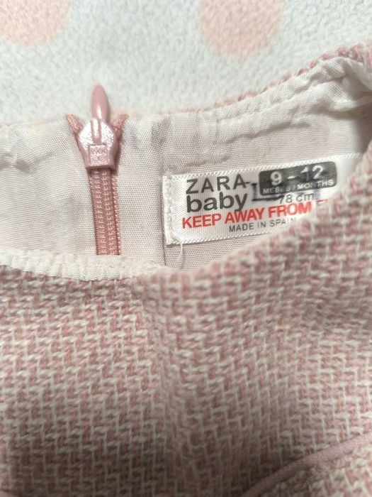 Zara baby Детска рокличка с пантофки