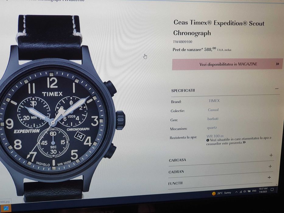 Timex Expedition Scout Chronograph