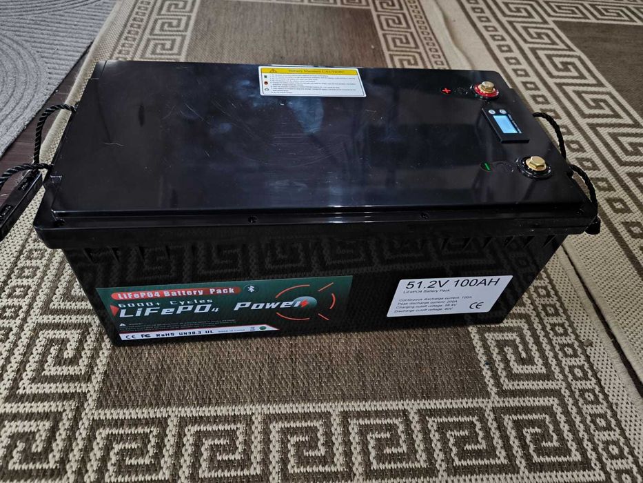 Acumulator Litiu LFP  48v -56v sisteme fotovoltaice stocare curent 5 kw