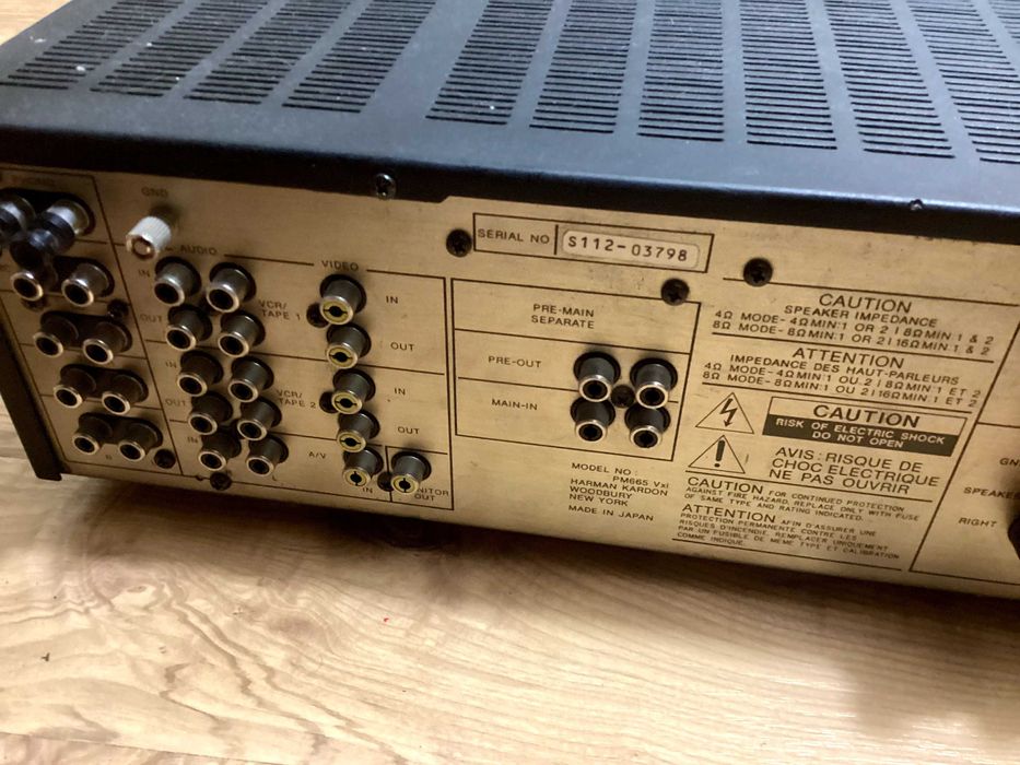 Интегральный усилитель, Harman Kardon PM 665 Vxi, нужно обслуживание