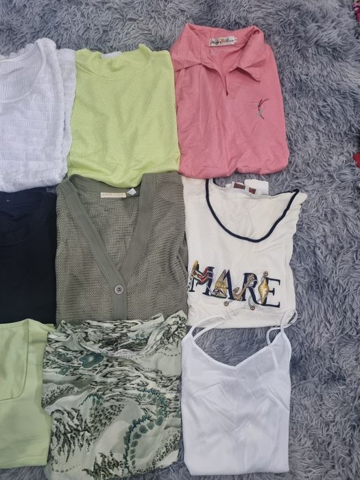 Lot 9 bluze / tricouri damă XL